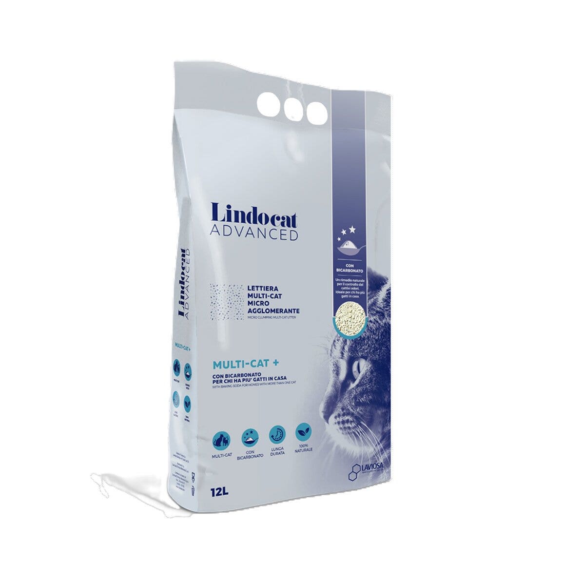 Lindocat Advanced Multi-Cat + Lettiera Per Gatti 12L