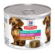 Hill's Science Plan Perfect Weight Adult Small & Mini Tacchino Alimento Per Cani 200g