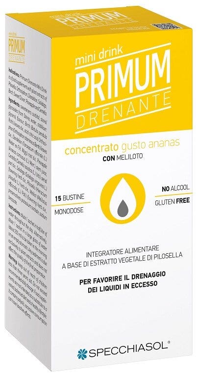 Primum Drenante Mini Drink Ananas 15 Bustine