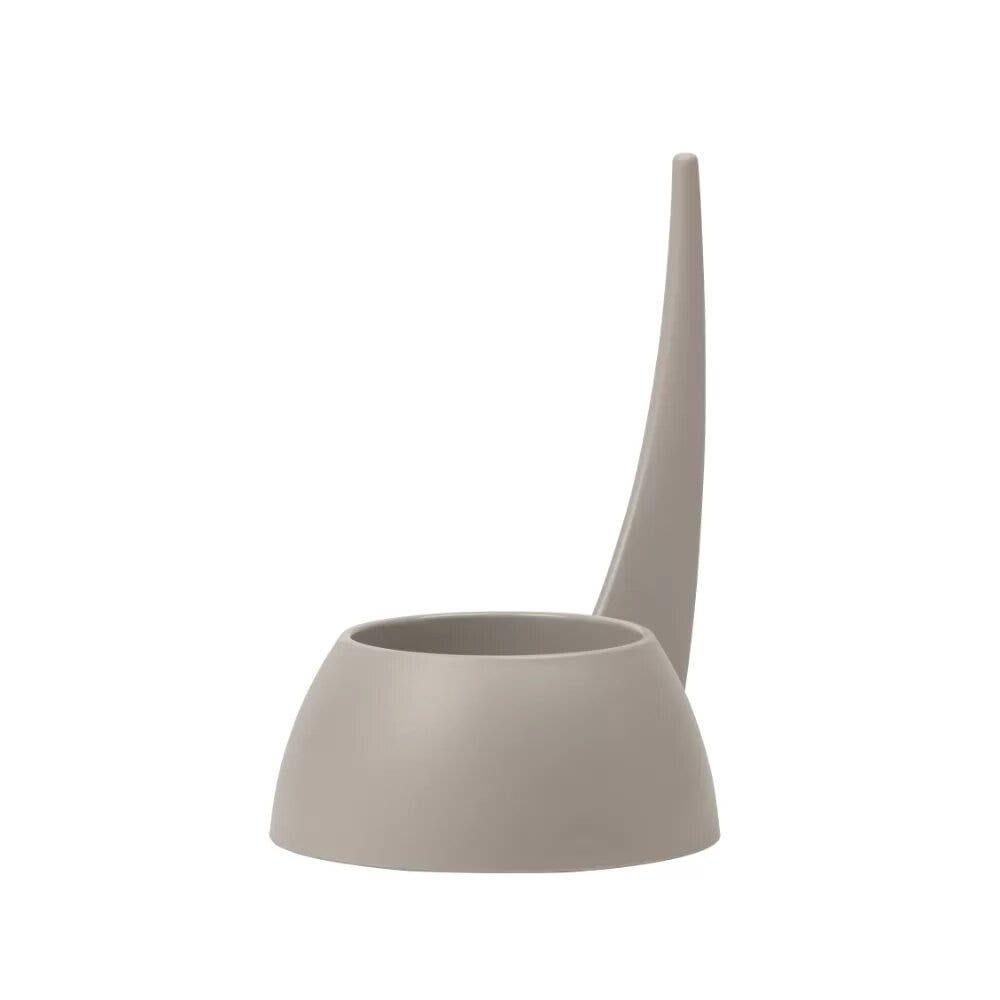 United Pets Comedero Tail mediano 750 cc color gris paloma
