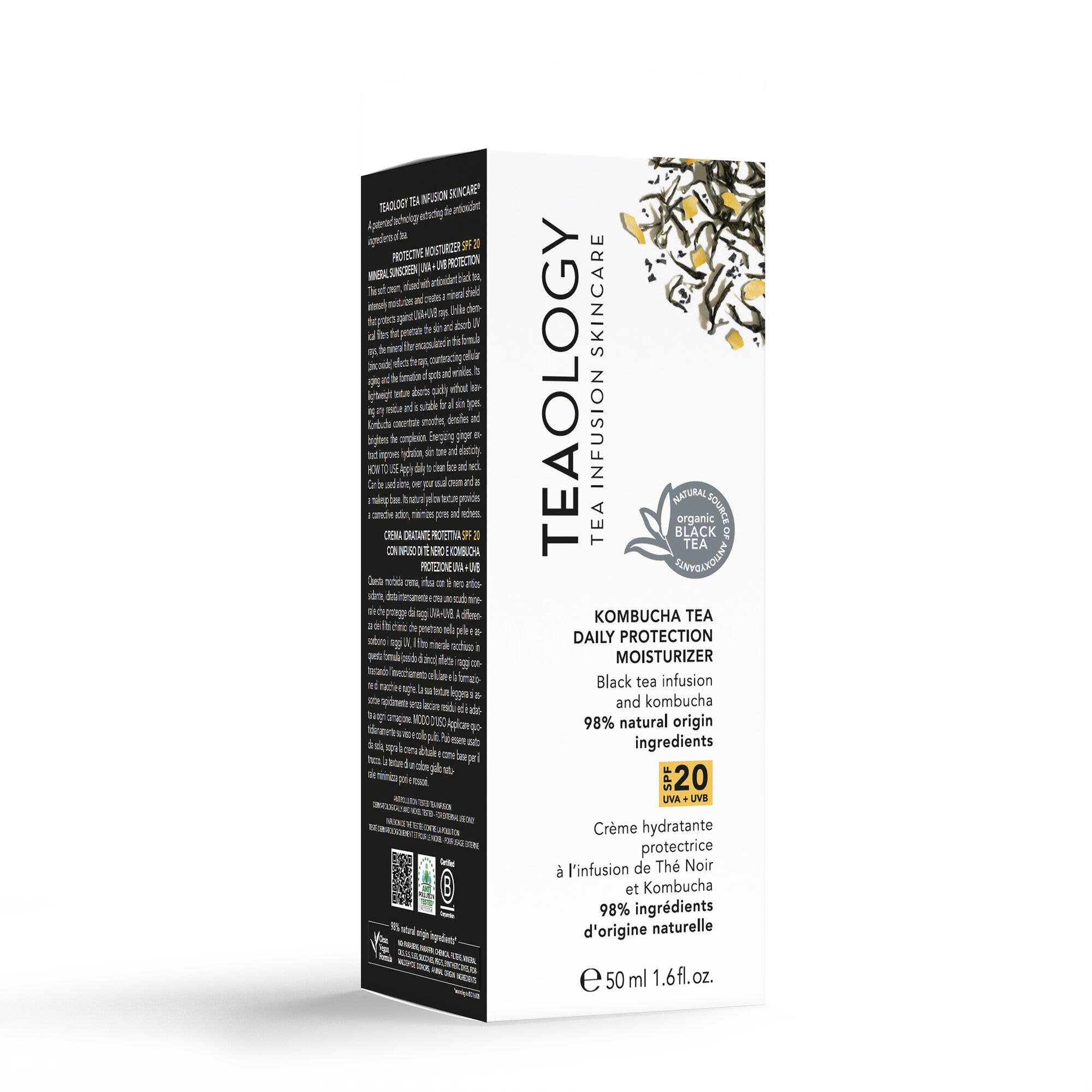 Teaology Kombucha Tea Daily Protection Moisturizer SPF20 50 ml
