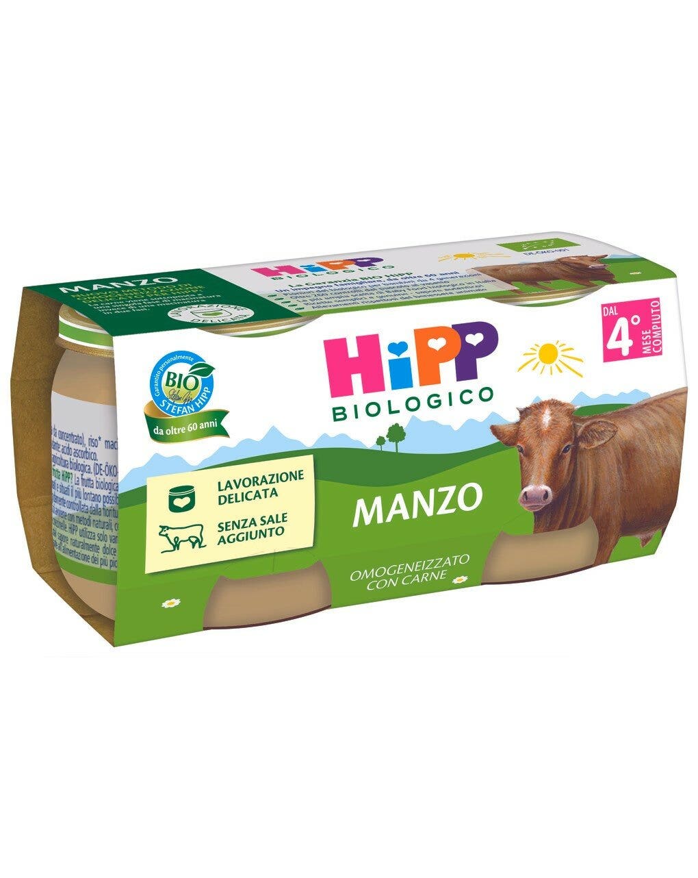 Hipp Bio Puré de ternera 2 x 80 g
