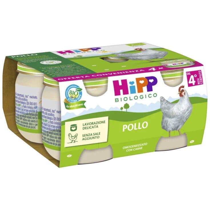 Hipp Bio Puré de pollo 4 x 80 g