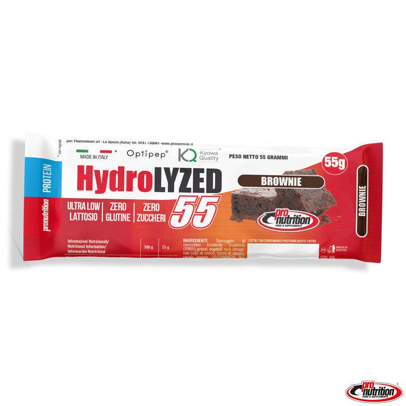 Pronutrition Barrita proteica hidrolizada al 50 % con sabor a brownie 55 g