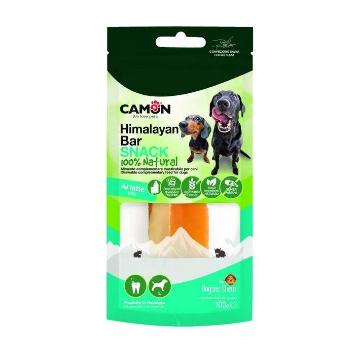 Camon Snack Barrita de leche para perros tamaño L 100 g