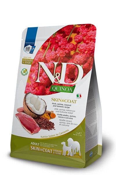 N&D Quinoa Canine Skin & Coat Duck Medium & Maxi 7kg