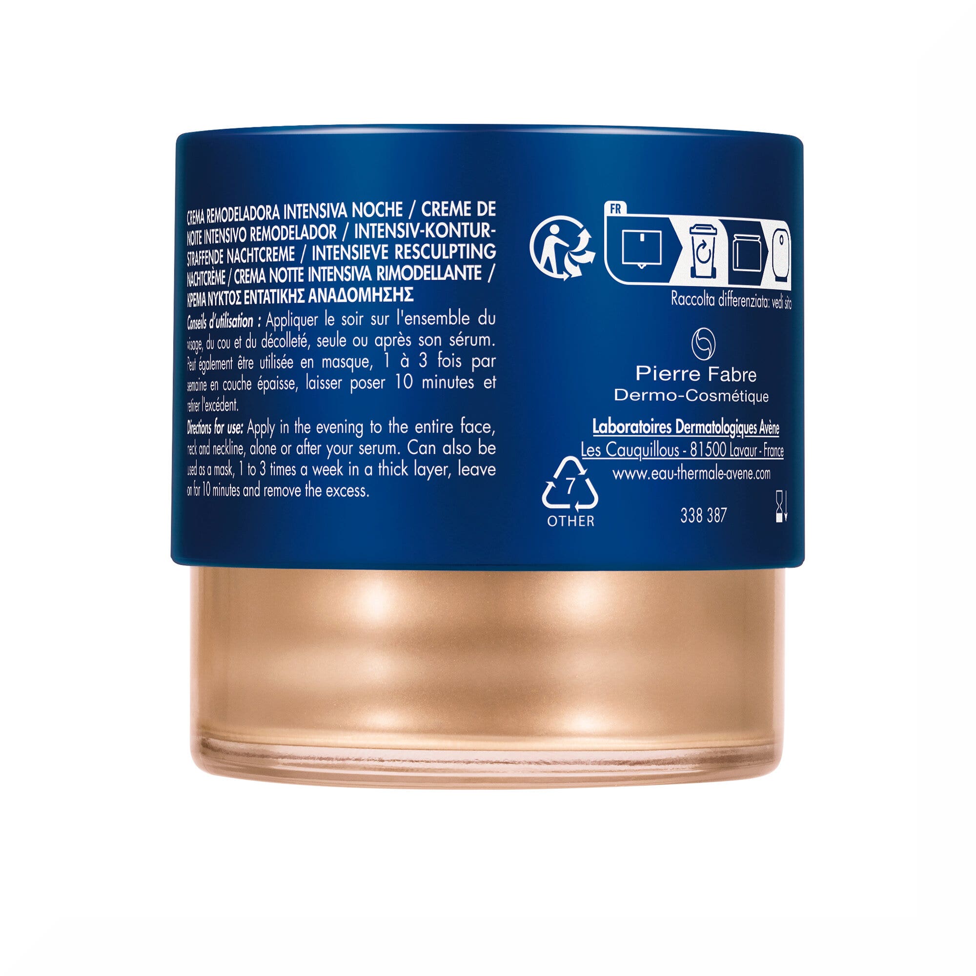 Eau Thermale Avene Dermabsolu Crema de noche intensiva remodelante antiedad 40 ml