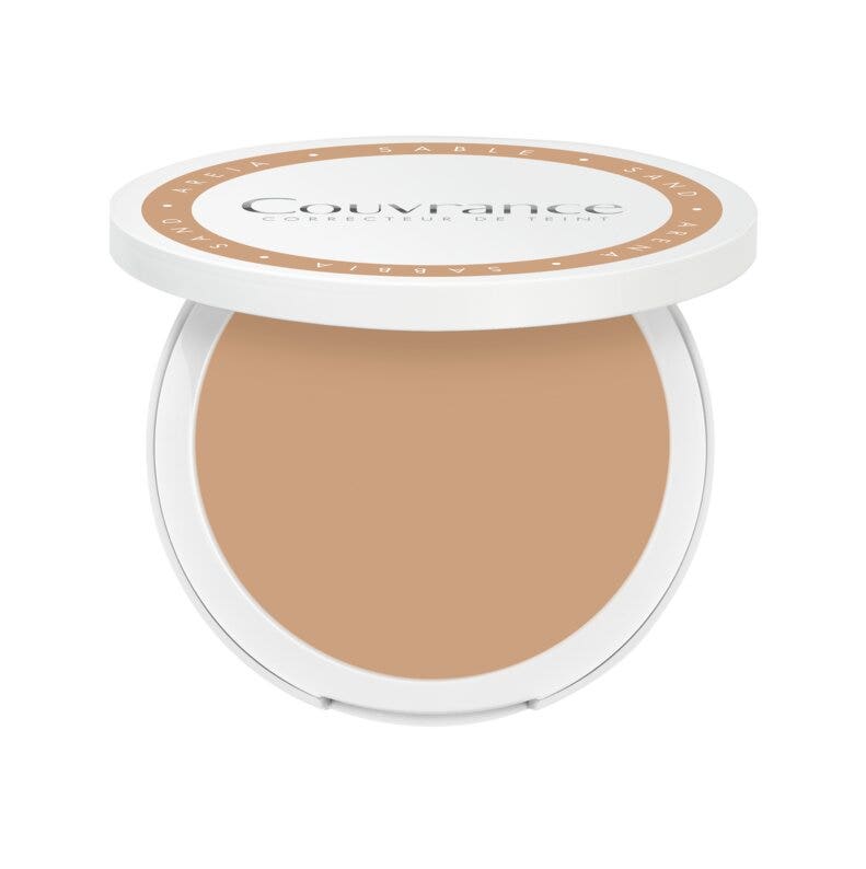 Eau Thermale Avène Couvrance Base de maquillaje compacta en crema color arena
