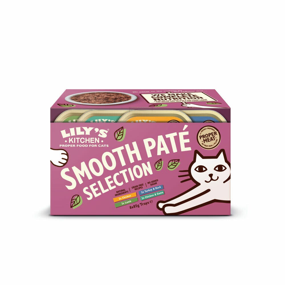 Lily's Kitchen Selección de patés multipack para gatos 8x85 g