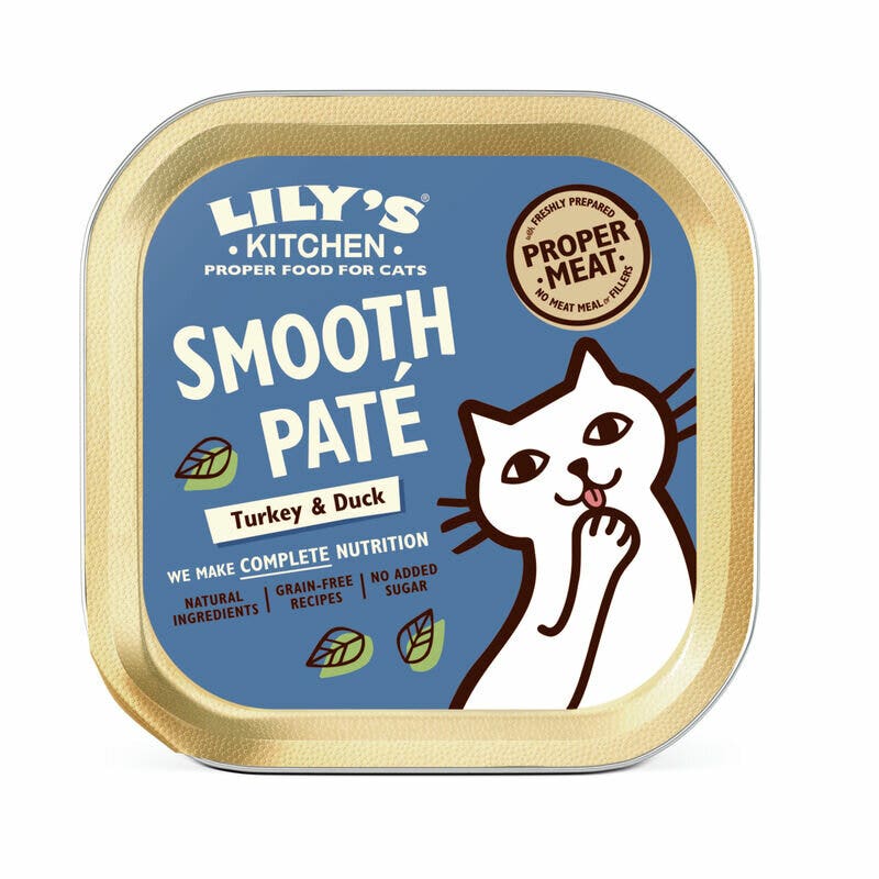 Lily's Kitchen Paté de pavo y pato para gatos 85 g