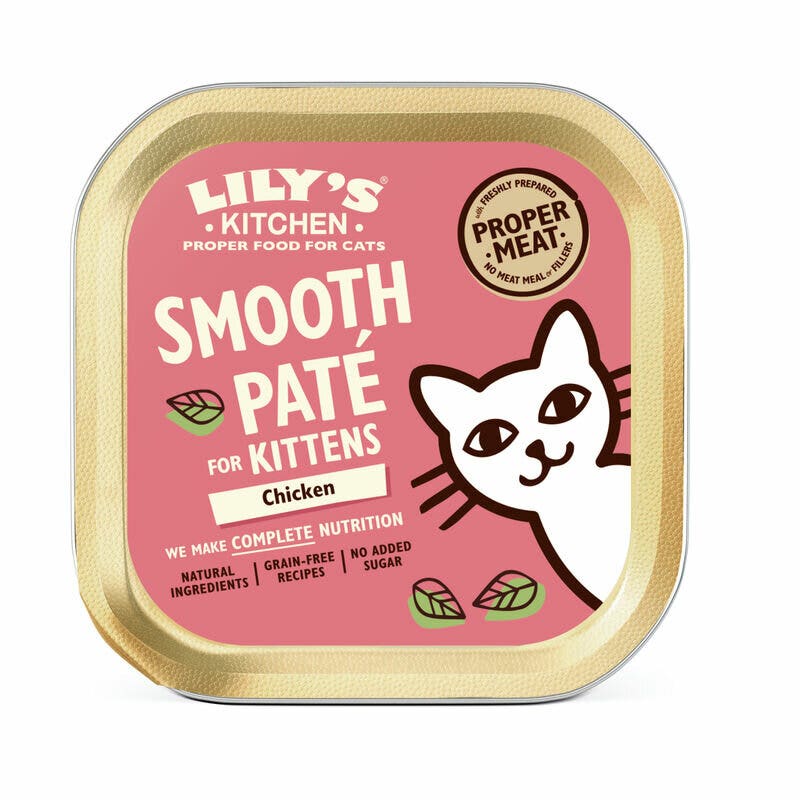 Lily's Kitchen Paté de pollo para gatitos 85 g