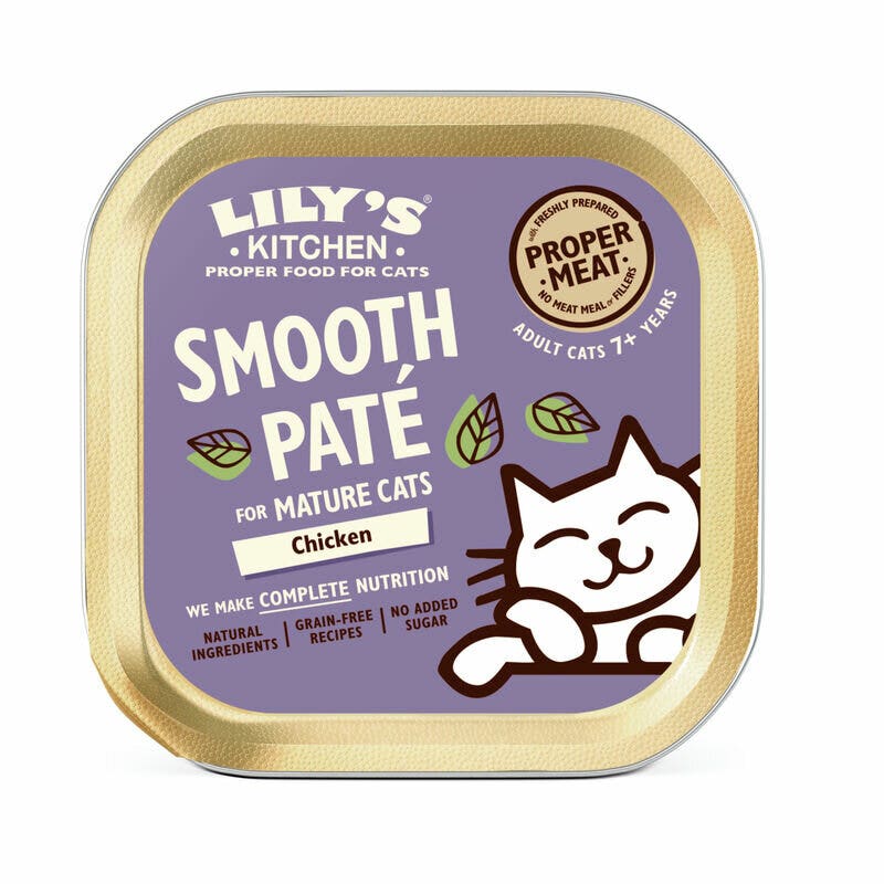 Lily's Kitchen Paté de pollo para gatos maduros 85 g