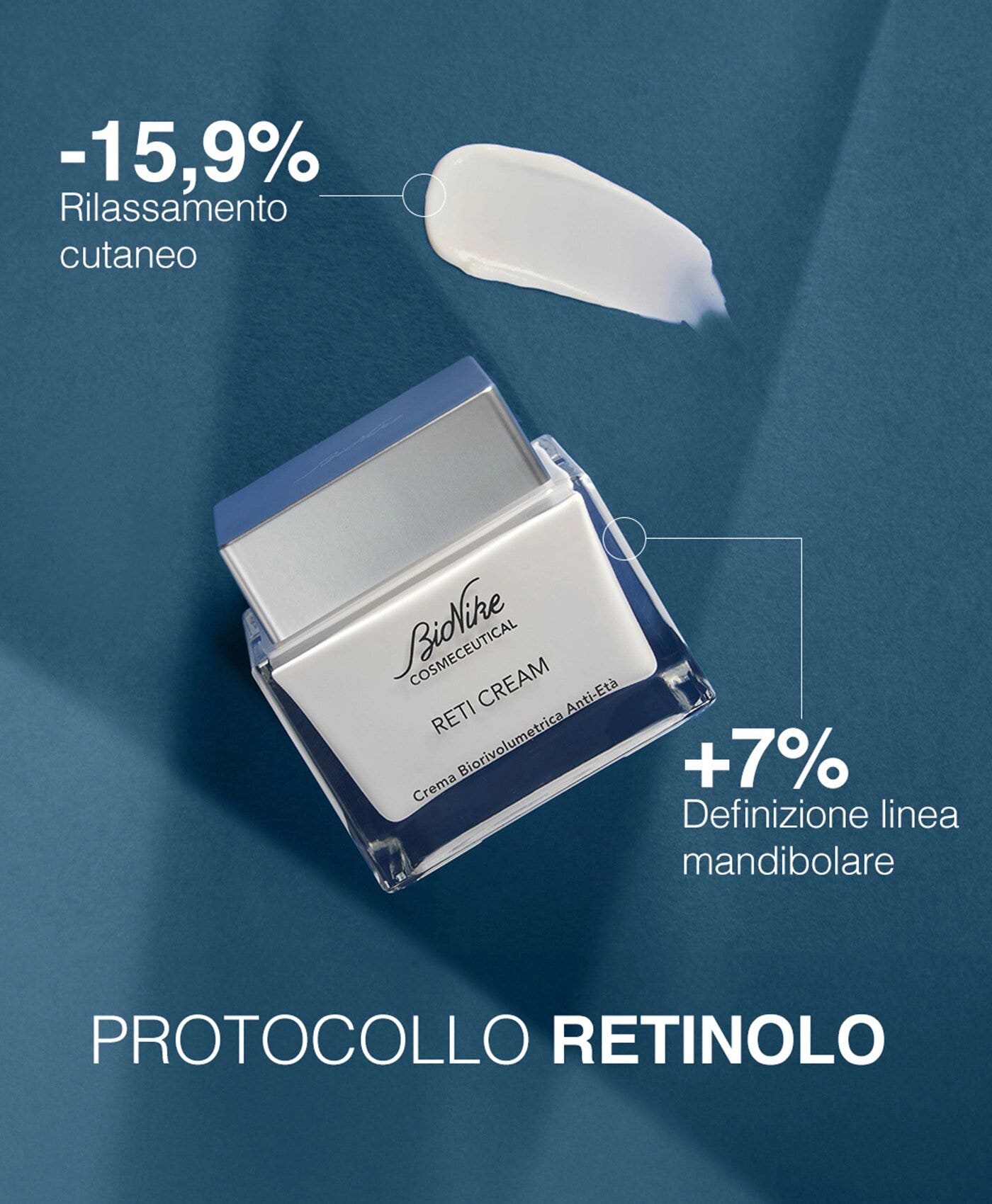Bionike Cosmeceutical Reti Cream Crema Biorivolumetrica Anti-Età 50ml