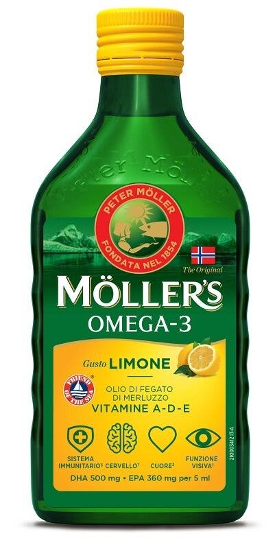 Moller's Omega 3 Olio Di Fegato Di Merluzzo 250ml