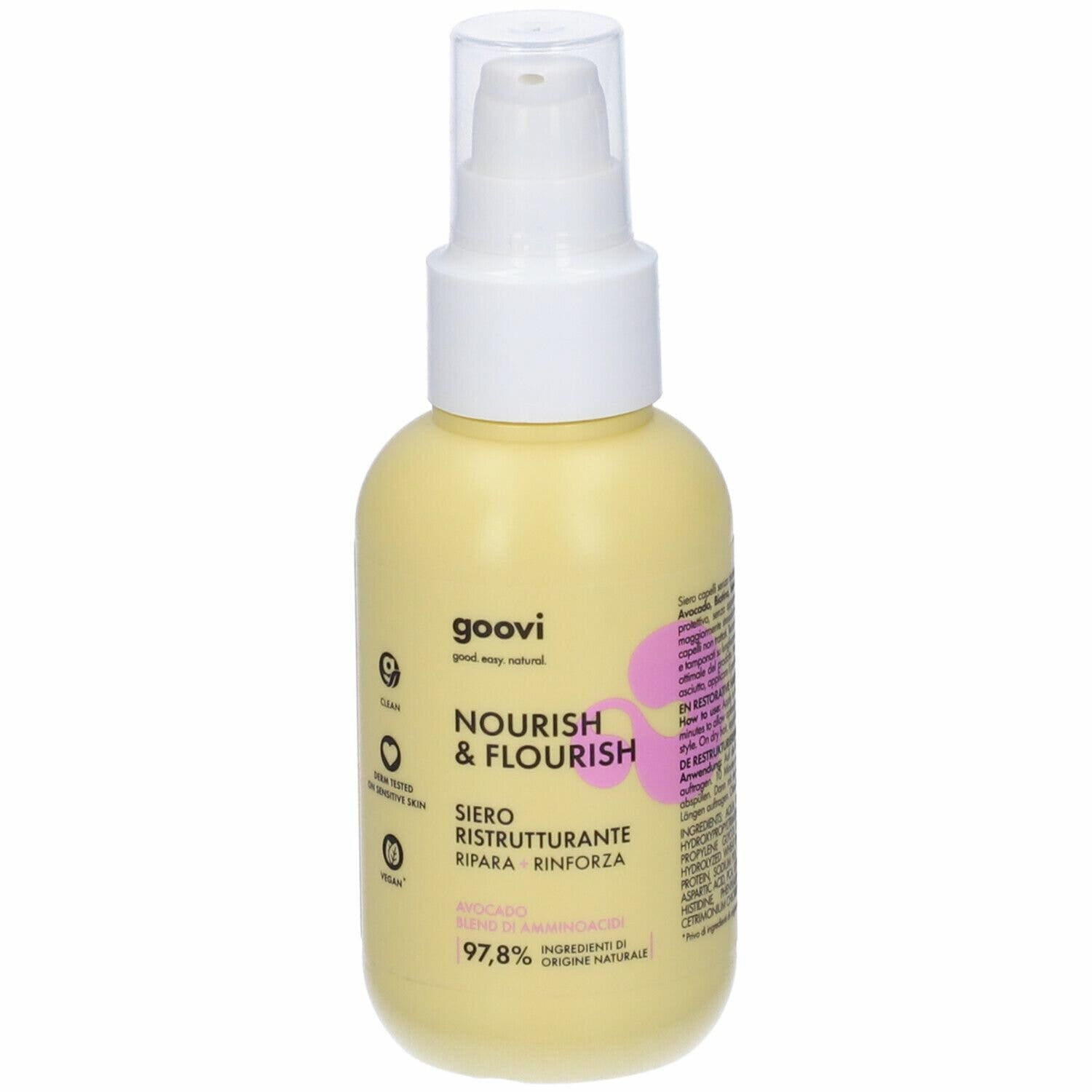 Goovi Nourish & Flourish Suero Reestructurante para el Cabello 100 ml
