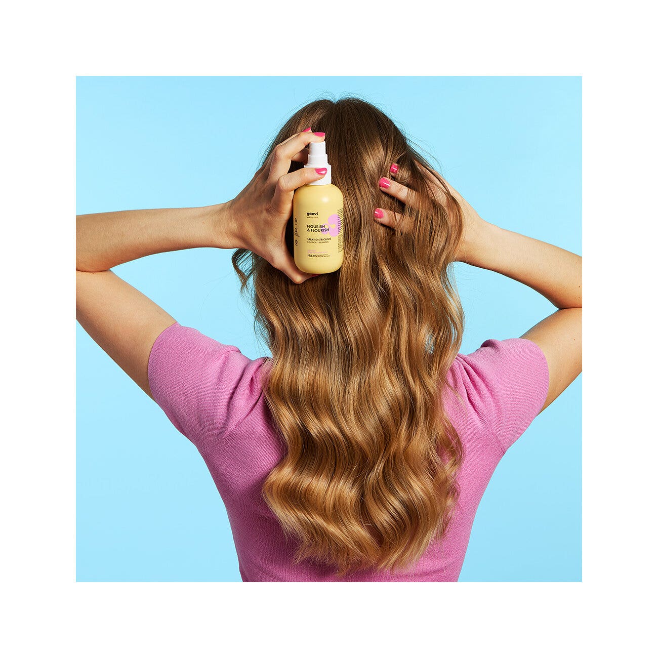 Goovi Nourish & Flourish Spray Districante Per Capelli 100ml
