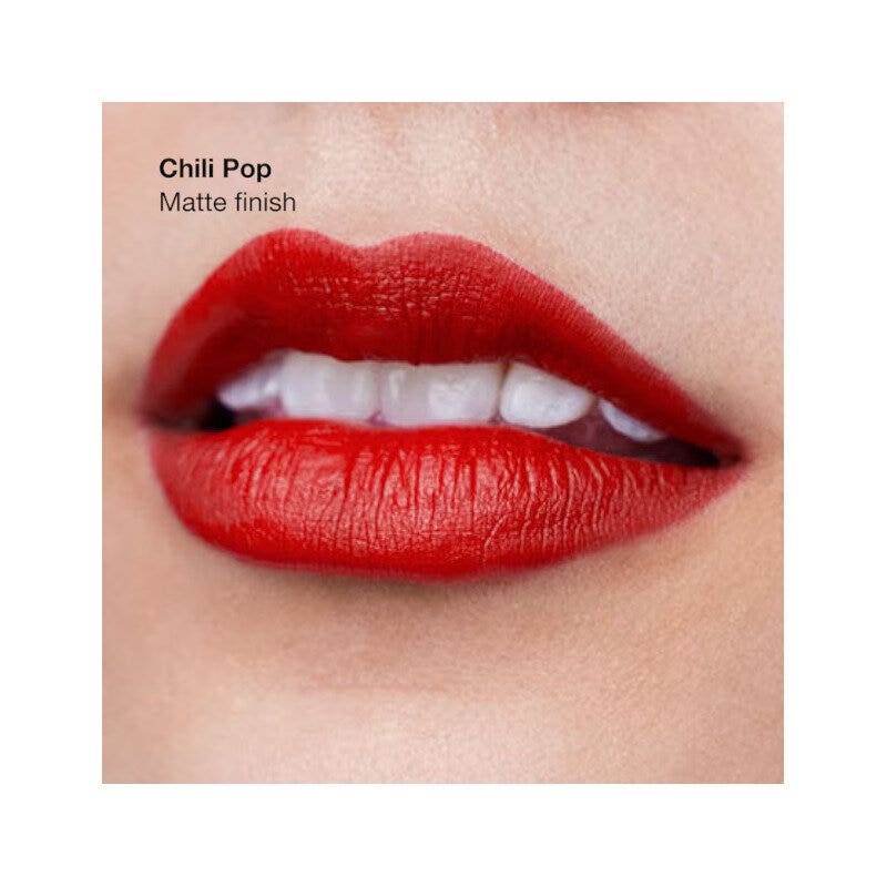 Clinique Pop Longwear Lipstick Pintalabios mate Chili