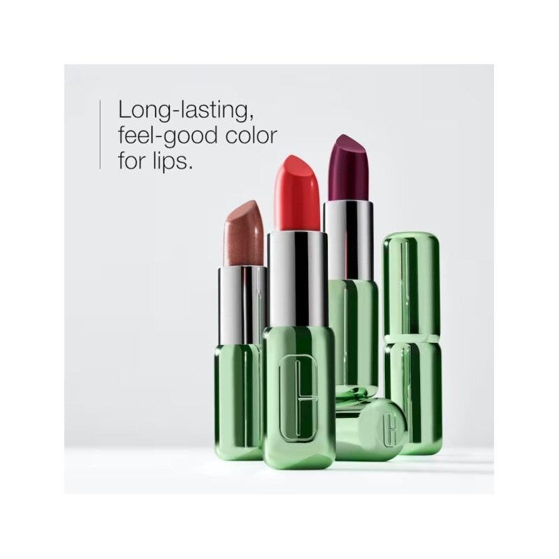 Clinique Pop Longwear Lipstick Pintalabios Satin Cola