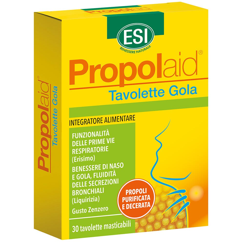 Esi PropolGola Jengibre 30 pastillas masticables