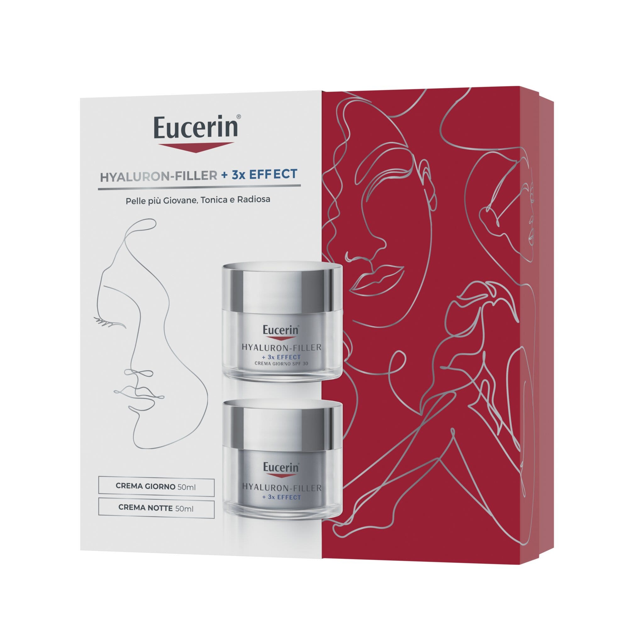 Eucerin Set Hyaluron-Filler + 3x Effect Crema de día 50 ml + Crema de noche 50 ml