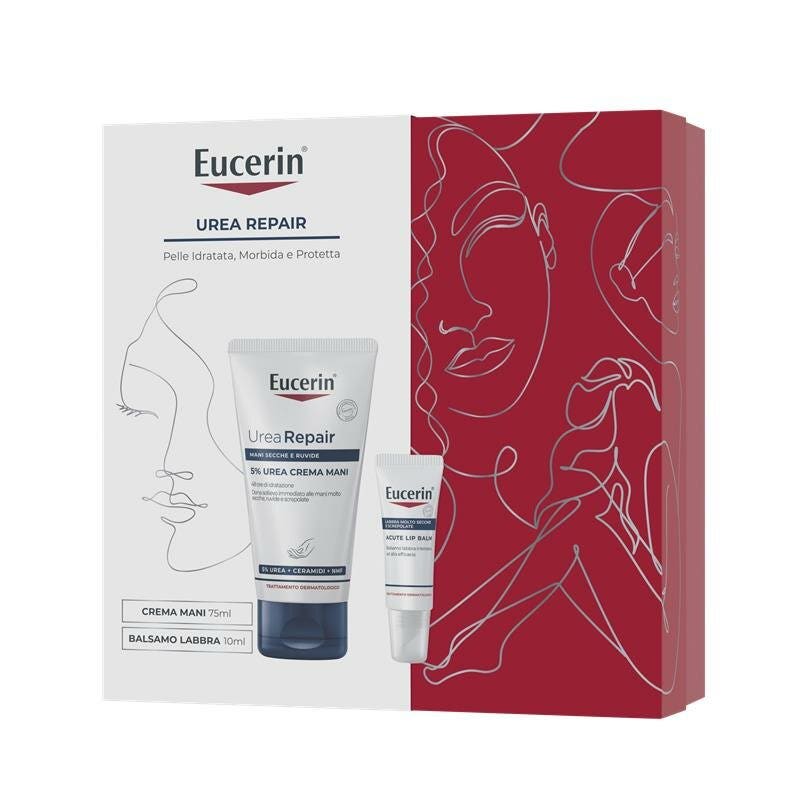 Eucerin Set Urearepair Crema de manos 75 ml + Bálsamo labial 10 ml