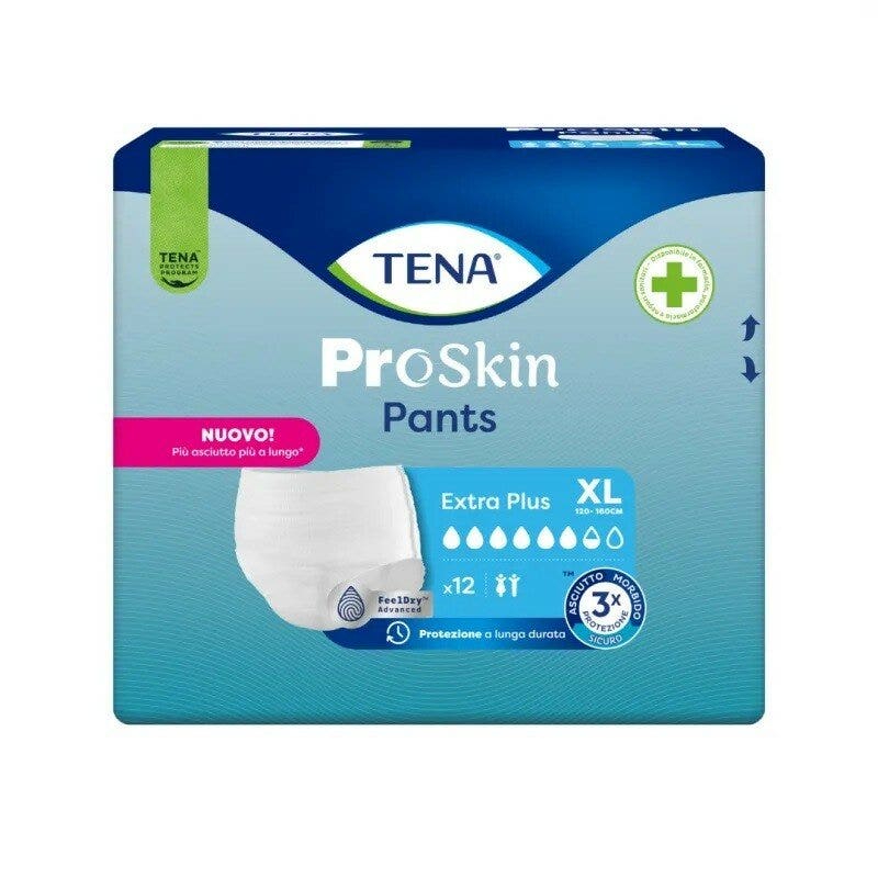 Tena Pants Extra Plus Pañales Absorbentes Talla XL 12 unidades