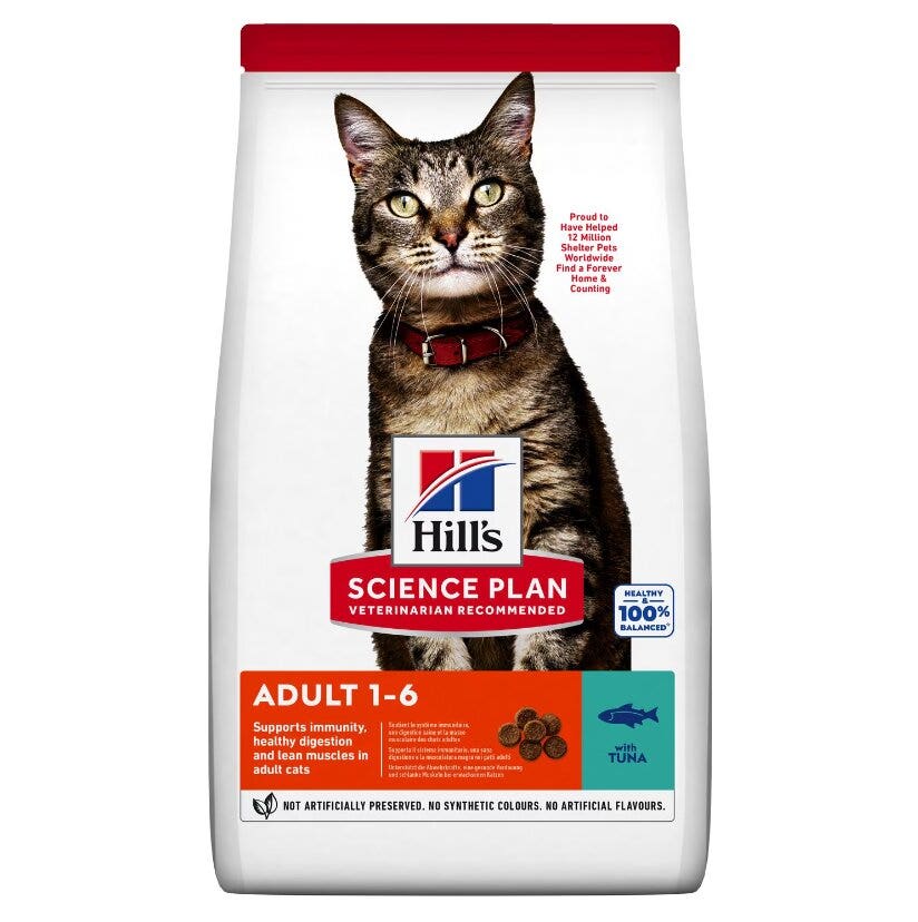 Hill's Science Plan Adult Comida para gatos con atún 3 kg