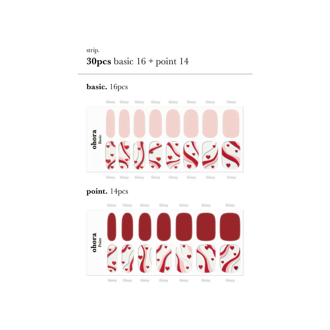 Ohora Gel Nails Esmalte de gel adhesivo N Cupid's Trace