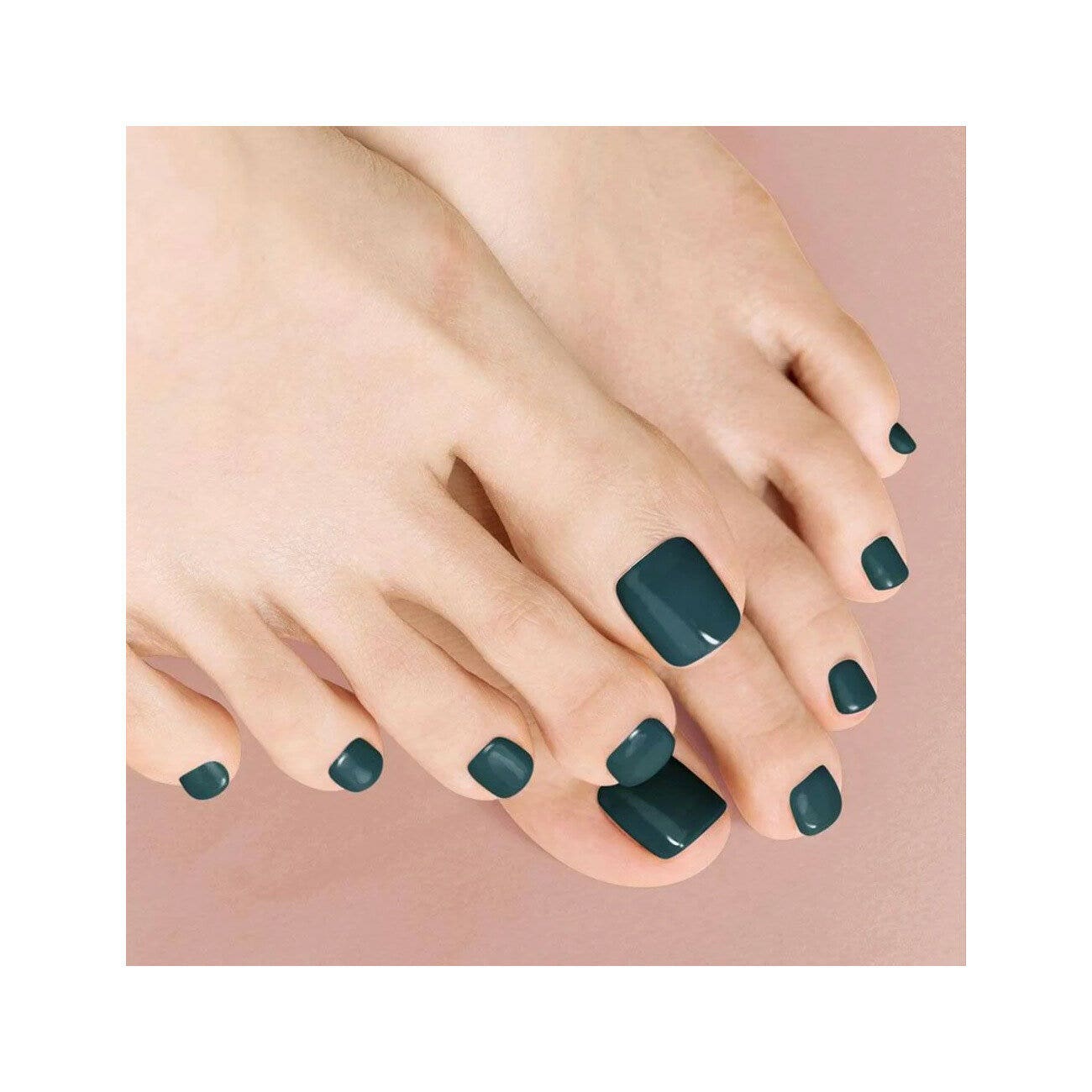 Ohora Gel Nails Esmalte de gel adhesivo para pies N Peacock Blue