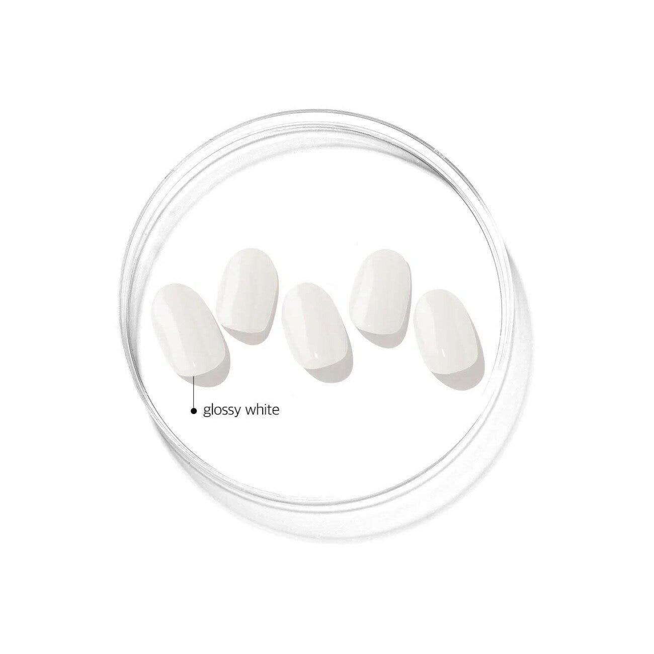 Ohora Gel Nails Esmalte de gel adhesivo para pies N White