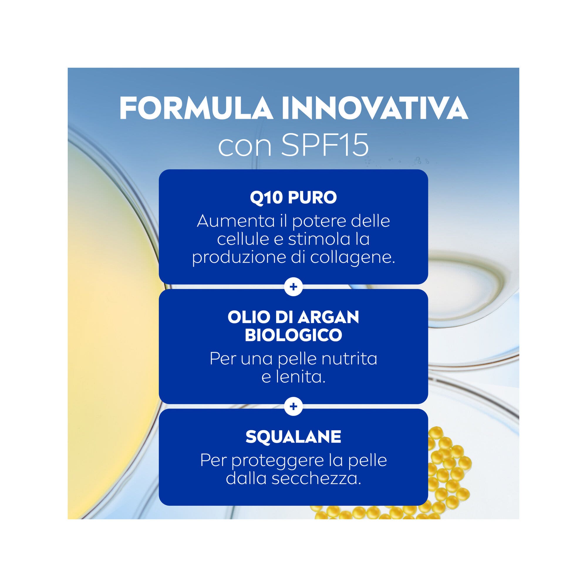 Nivea Q10 Anti-rughe Extra Nutriente Crema Giorno Riparatrice Spf 15 Viso Antirughe 50ml
