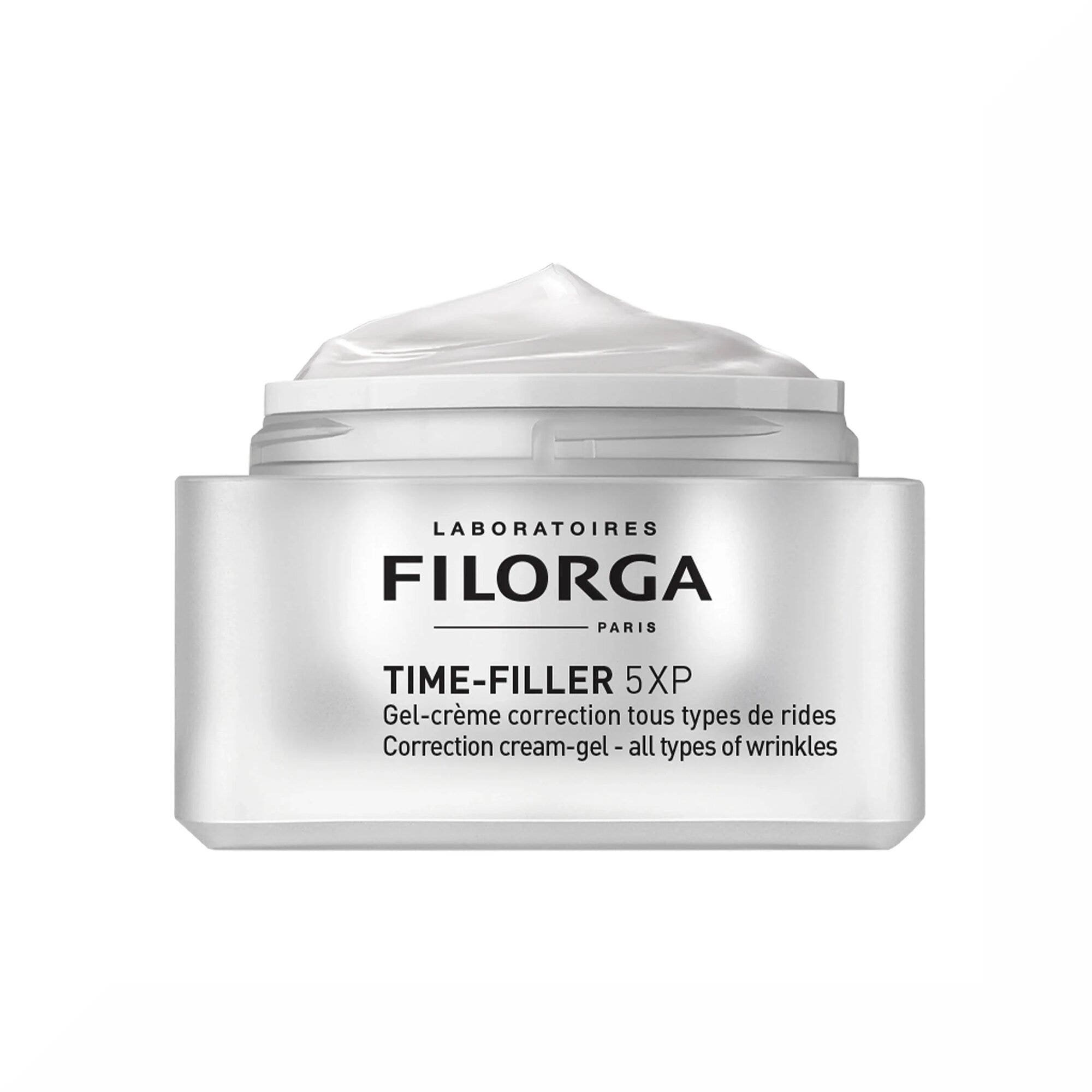 Filorga Time-Filler 5XP Crema-gel correctora para todo tipo de arrugas en rostro y cuello 50 ml