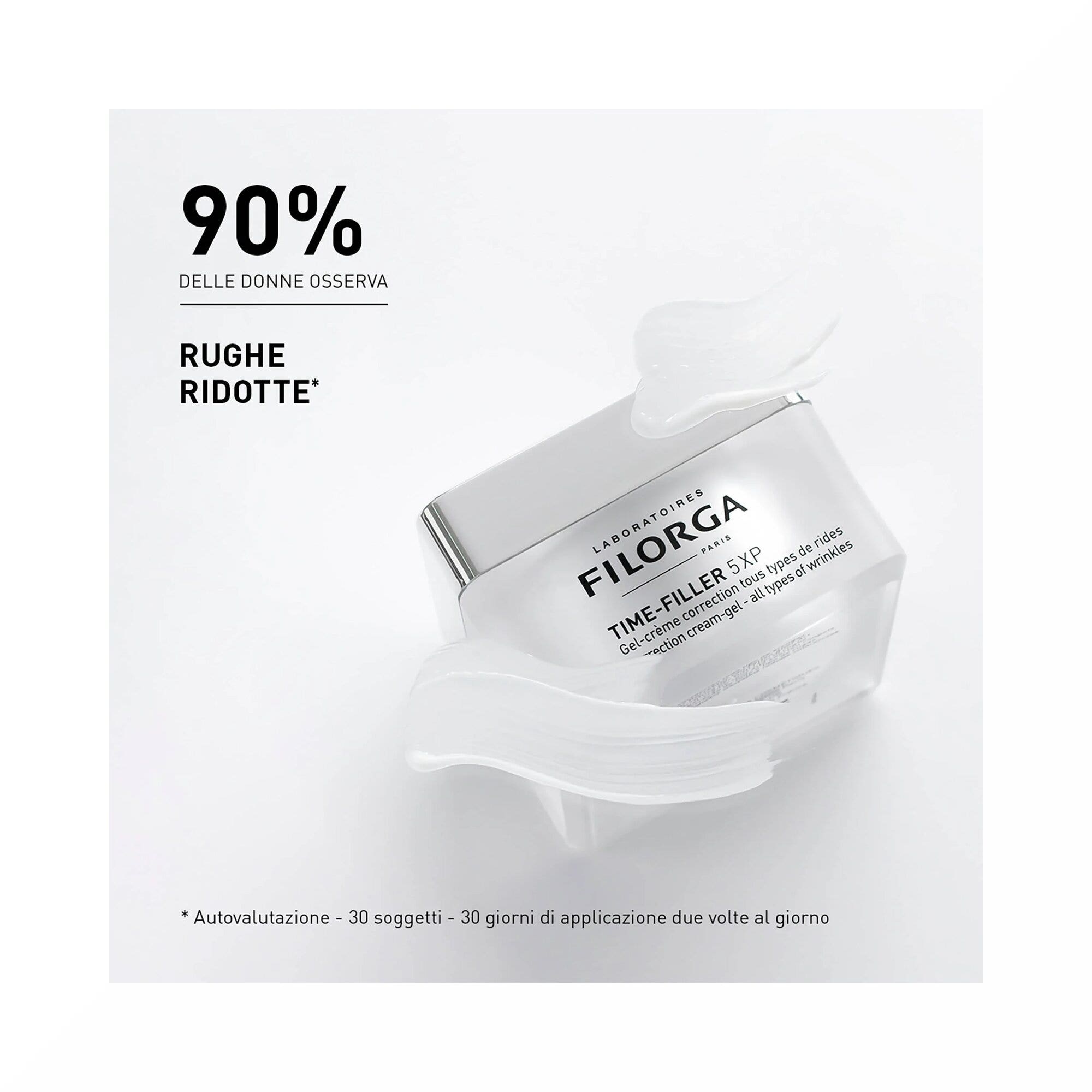 Filorga Time-Filler 5XP Crema-gel correctora para todo tipo de arrugas en rostro y cuello 50 ml