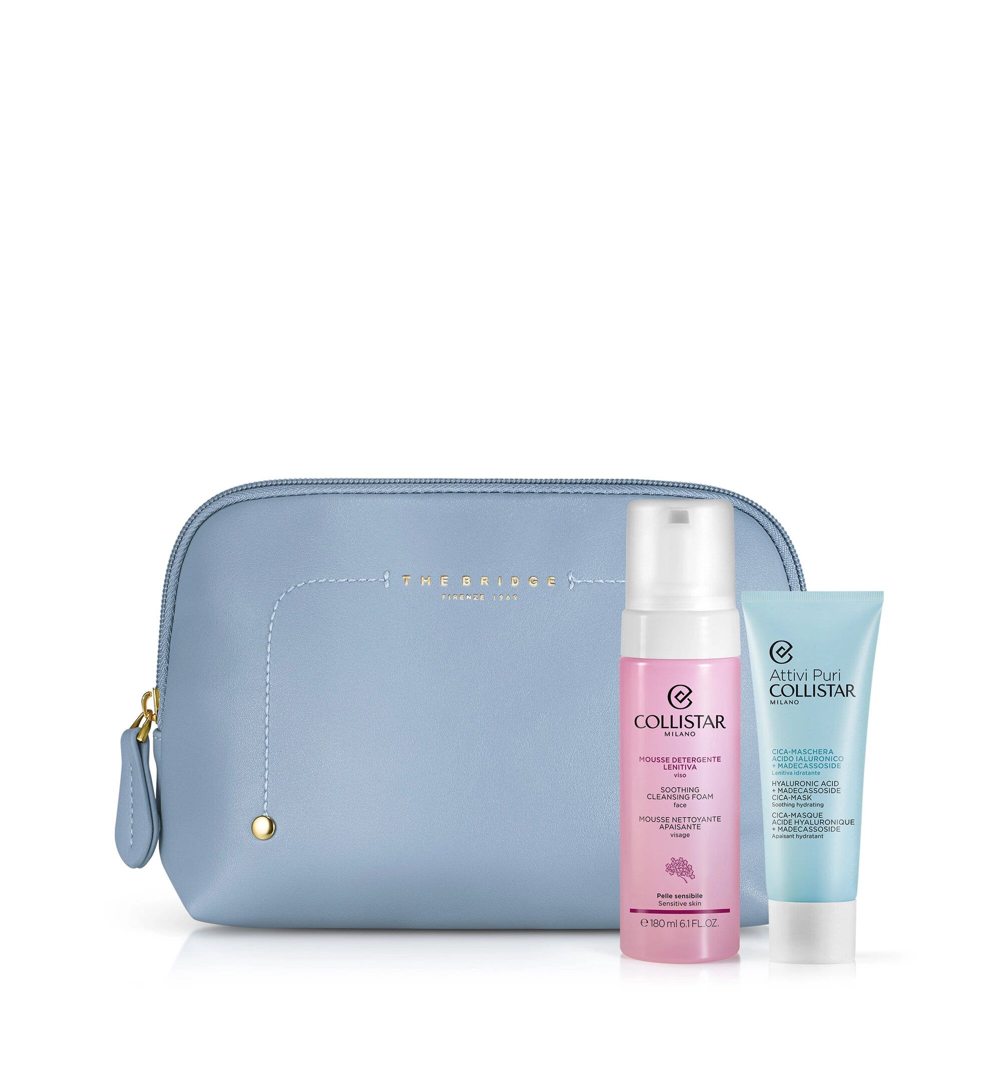 Collistar Set Cica-Mascarilla Facial 75 ml + Espuma Limpiadora 180 ml + Neceser
