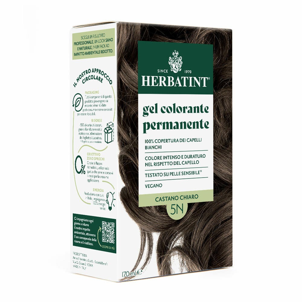 Herbatint Gel Tinte Permanente 5N Castaño Claro 170 ml