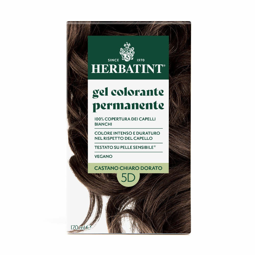 Herbatint Gel Tinte Permanente 5D Castaño Claro Dorado 170 ml