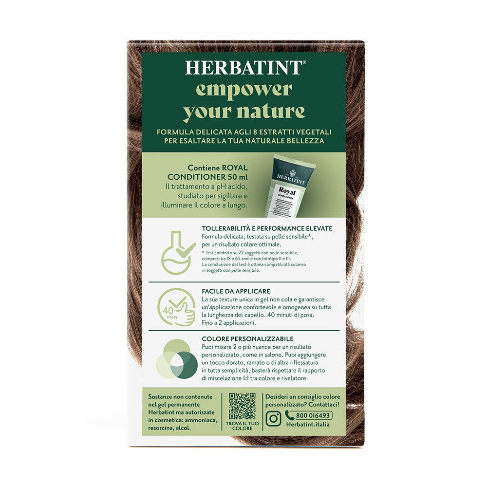 Herbatint Tinte para el cabello en gel permanente 6D Rubio oscuro dorado 170 ml