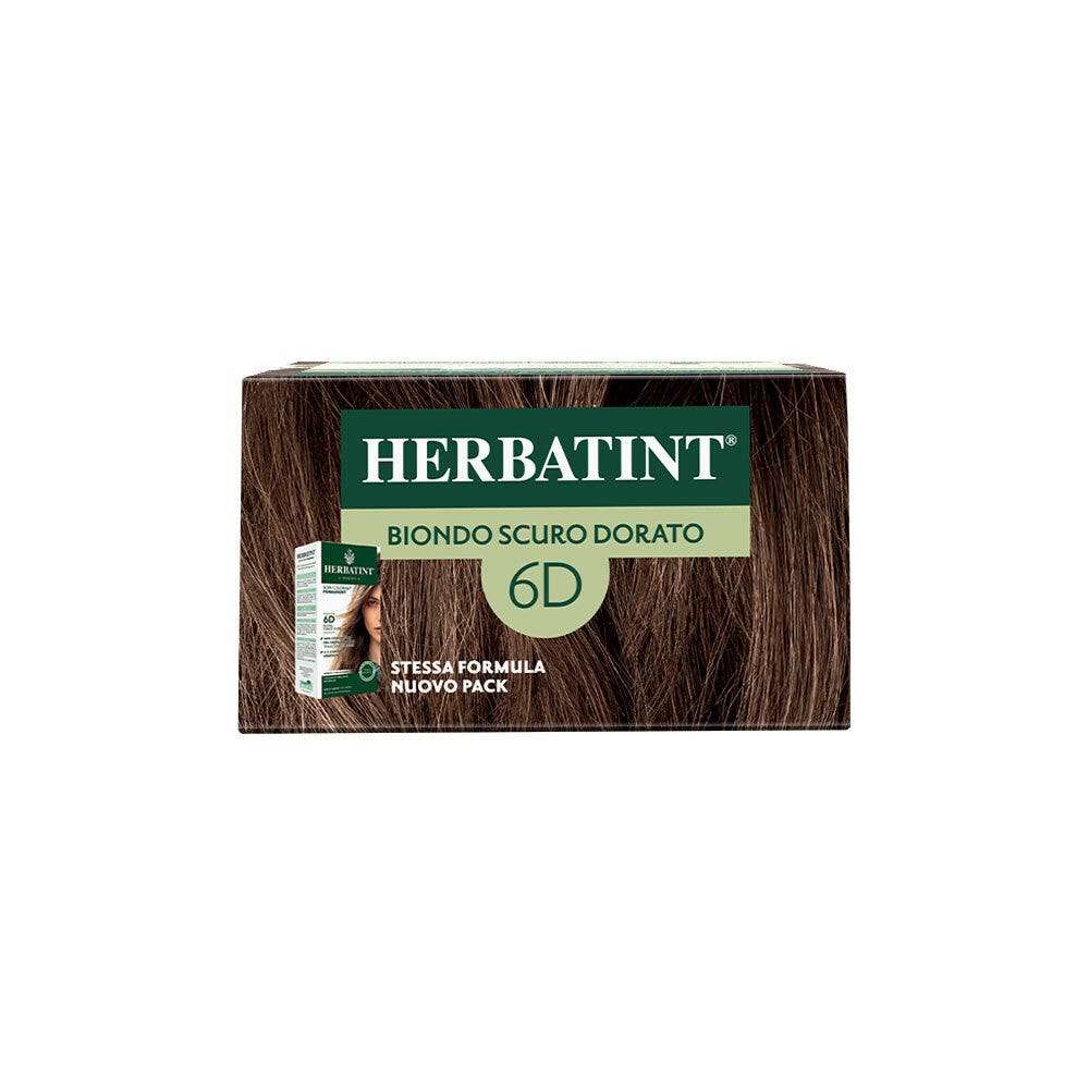 Herbatint Tinte para el cabello en gel permanente 6D Rubio oscuro dorado 170 ml