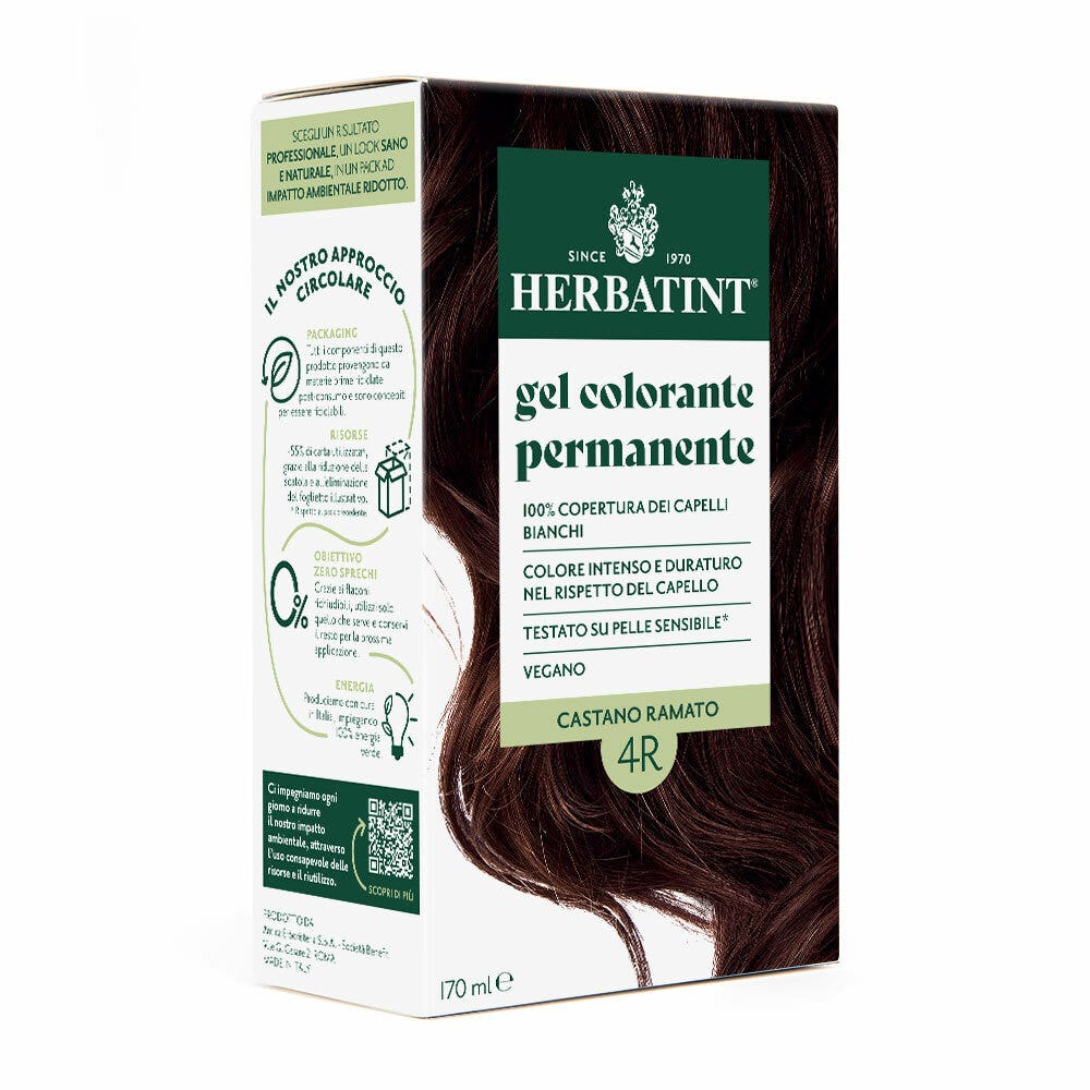 Herbatint Gel Colorante Permanente 4R Castaño Cobre 170 ml