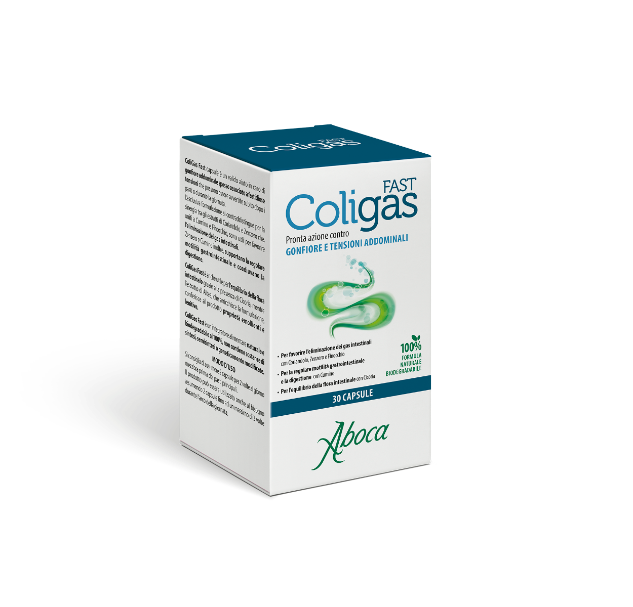 Aboca Coligas Fast 30 cápsulas