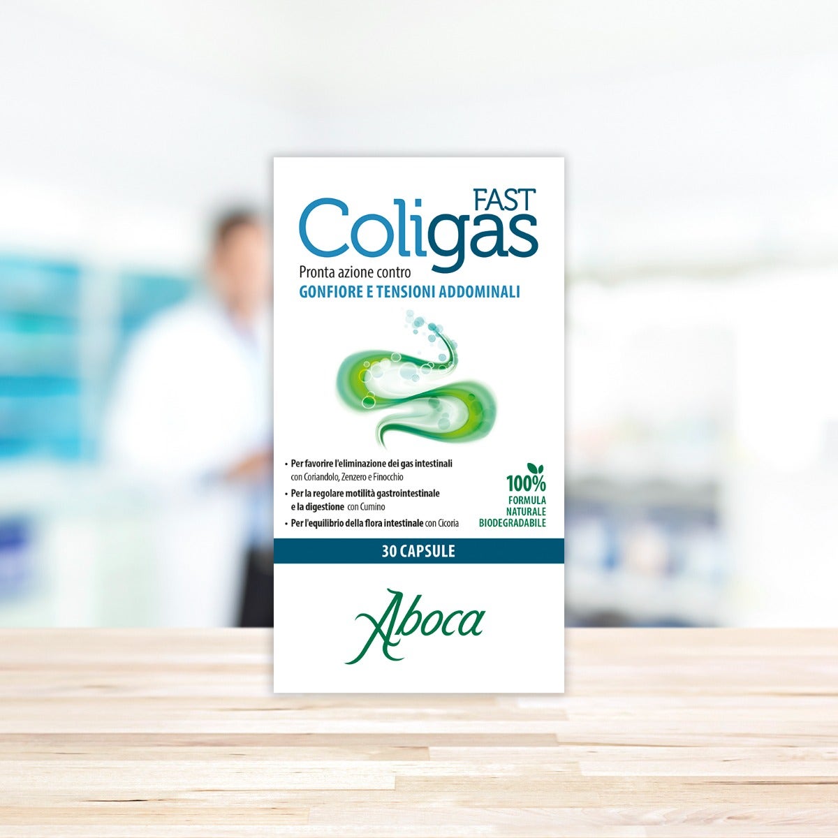 Aboca Coligas Fast 30 cápsulas
