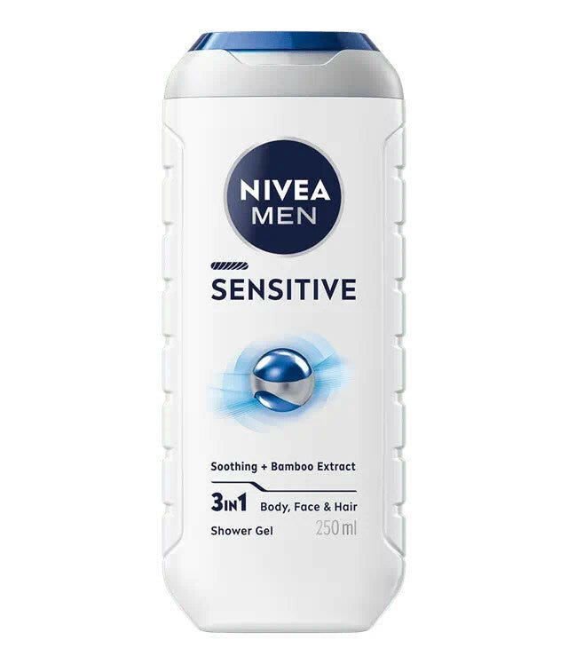 Nivea Men Champú y gel de ducha Sensitive 250 ml