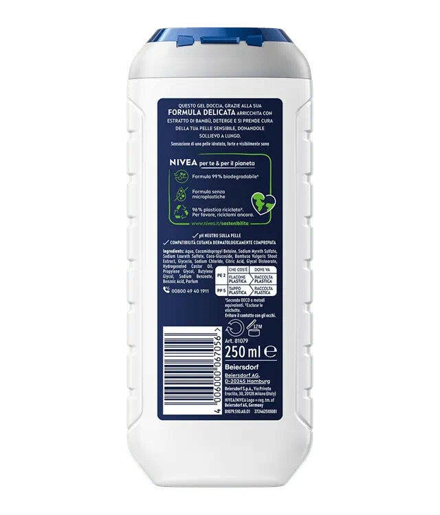 Nivea Men Champú y gel de ducha Sensitive 250 ml