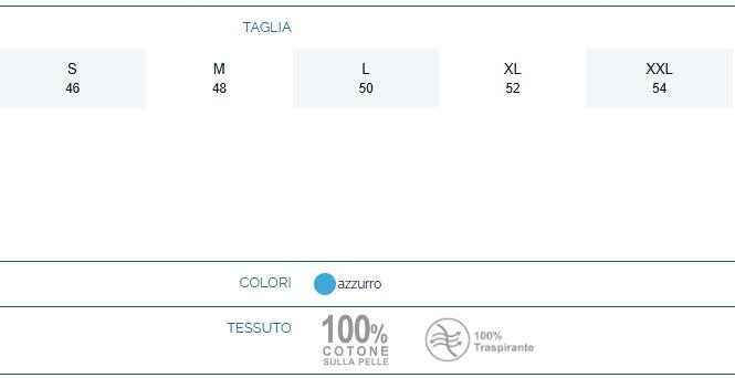 Pavis Pijama médico para pacientes, hombre, doble abertura con cremallera, color azul, cod. 992