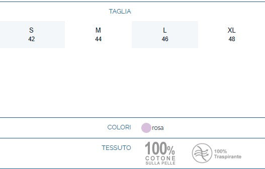 Pavis Pijama médico para pacientes hospitalizadas, mujer, doble cremallera, color rosa, cod. 993