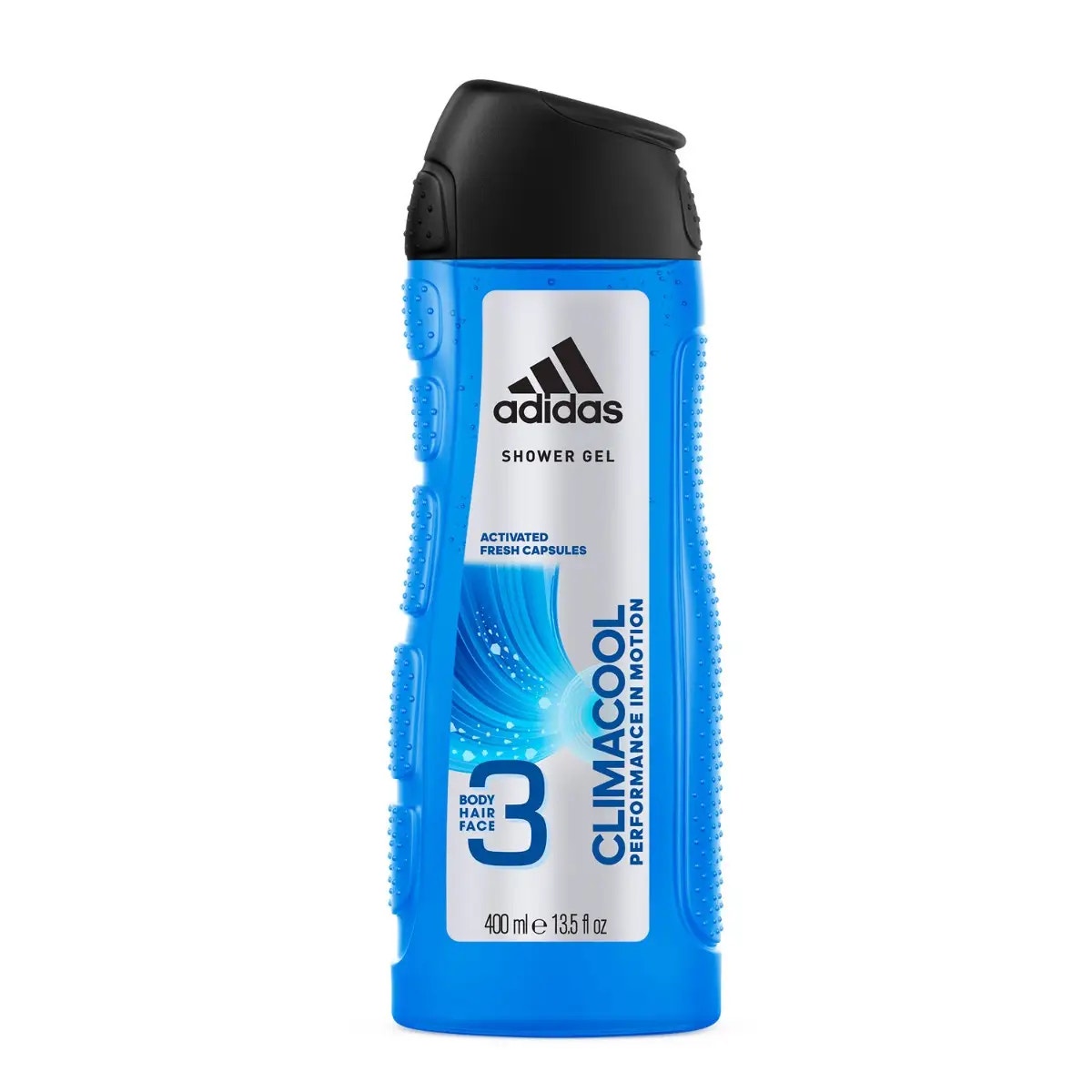 Gel de ducha 3 en 1 Adidas Climacool para hombre (cuerpo, cabello y rostro) 400 ml
