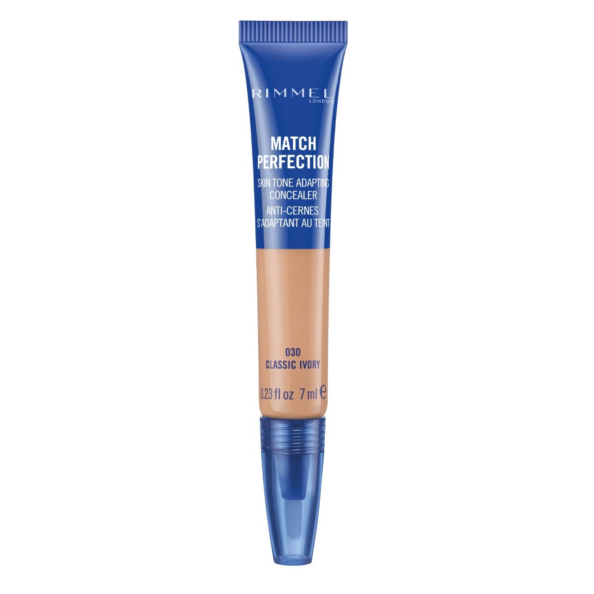Rimmel Corrector líquido Match Perfection, tono 030 Classic Ivory, 7 ml