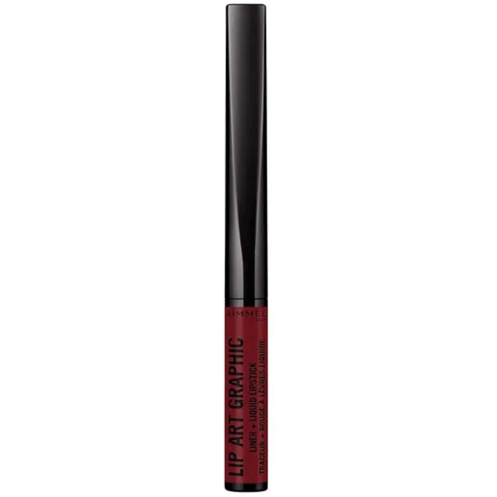 Rimmel Lip Graffiti, pintalabios de acabado extremo y larga duración, 810 Be Free, 1,8 ml