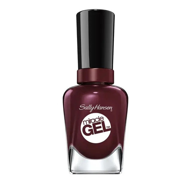 Esmalte de uñas Miracle Gel de Sally Hansen, tono n.º 480 Wine Stock, 14,7 ml