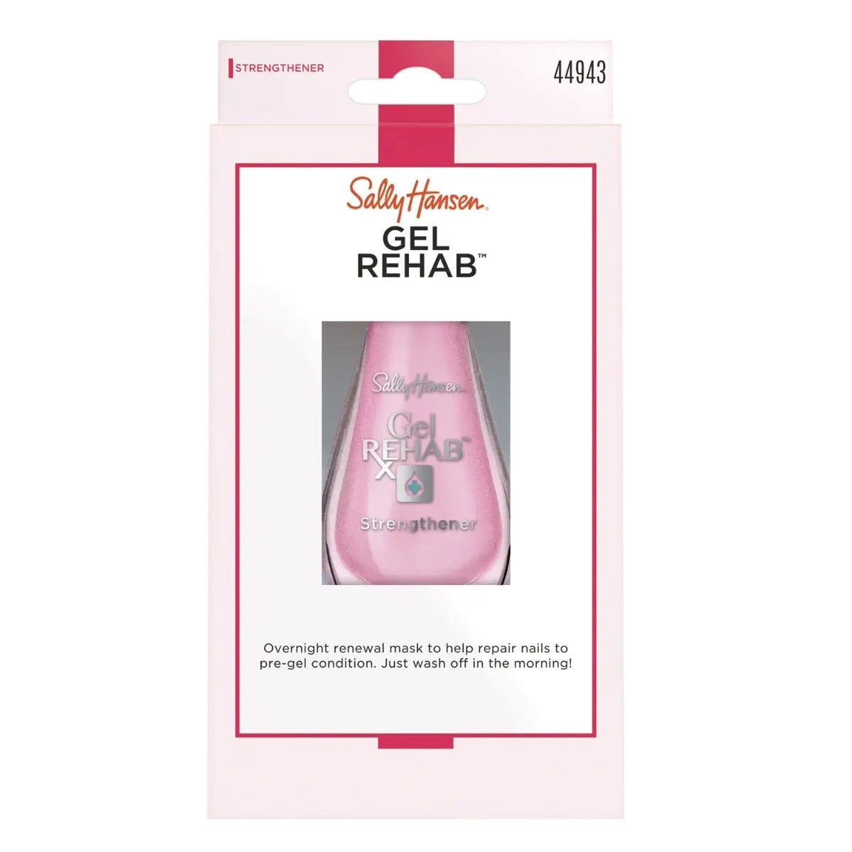 Sally Hansen Tratamiento de gel fortalecedor de uñas nocturno Rehab